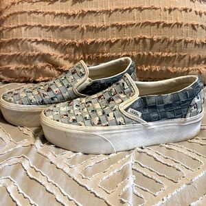 Denim Patchwork Vans